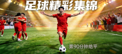 足球精彩集锦视频缩略图 - 球员庆祝进球瞬间